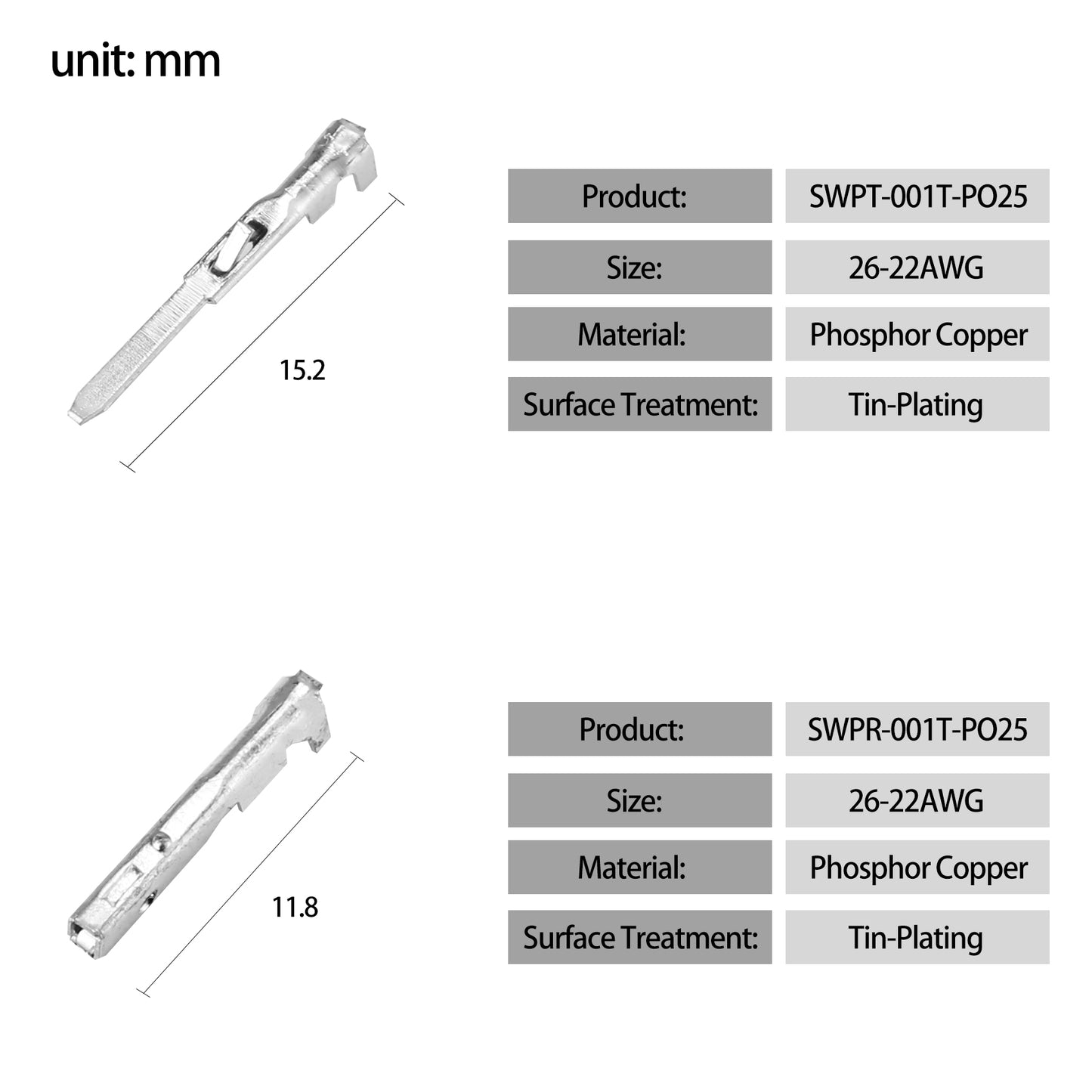 MUYI 5 Kits 3 Pin Way JST Waterproof Connector 26-22 AWG Electric Socket 0.13~0.33mm² Wire-to-Wire Connectors 2.0mm JWPF-VSLE Series JST Plugs