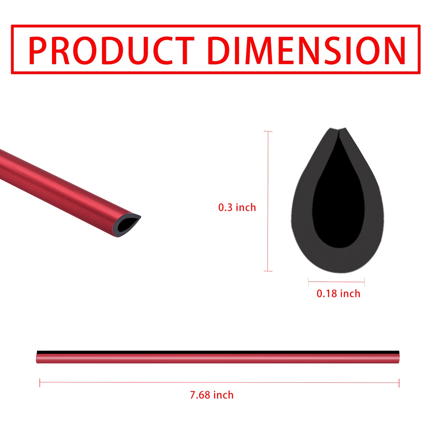 MUYI 20 Pack Car Interior Accessories for Most Air Conditioner Car Vent Accessory Outlet Decoration Strip Waterproof Bendable Shiny Trim Universal Red Car Accessories