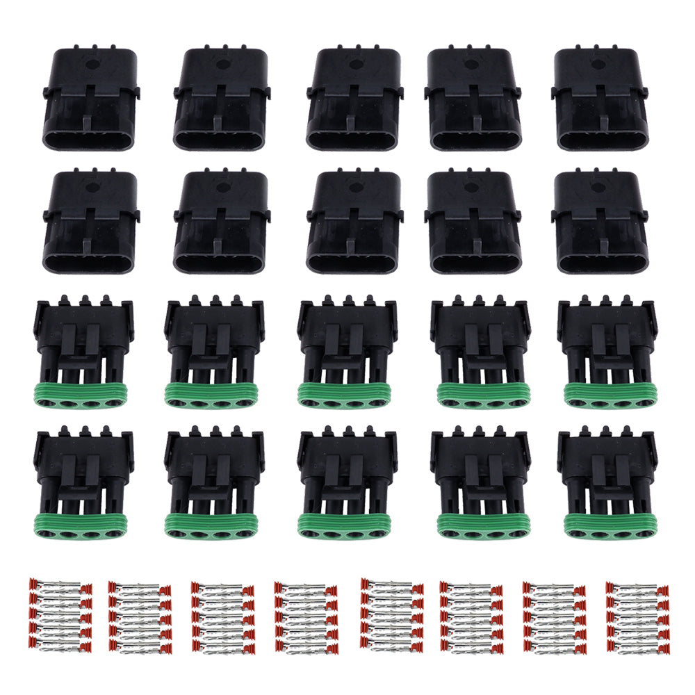 MUYI Automotive Connector Kit 1/2/3/4/6 Pin Way Wiring Harness Connectors 2.5mm Series Wire Harness Connectors