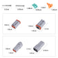 MUYI DT Series Waterproof Connectors 2/3/4/6/8/12 Pin Connector  18-14 AWG Electrical Wire Plug with 13 Amps Continuous Terminals