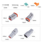 MUYI DT Series Waterproof Connectors 2/3/4/6/8/12 Pin Connector  18-14 AWG Electrical Wire Plug with 13 Amps Continuous Terminals