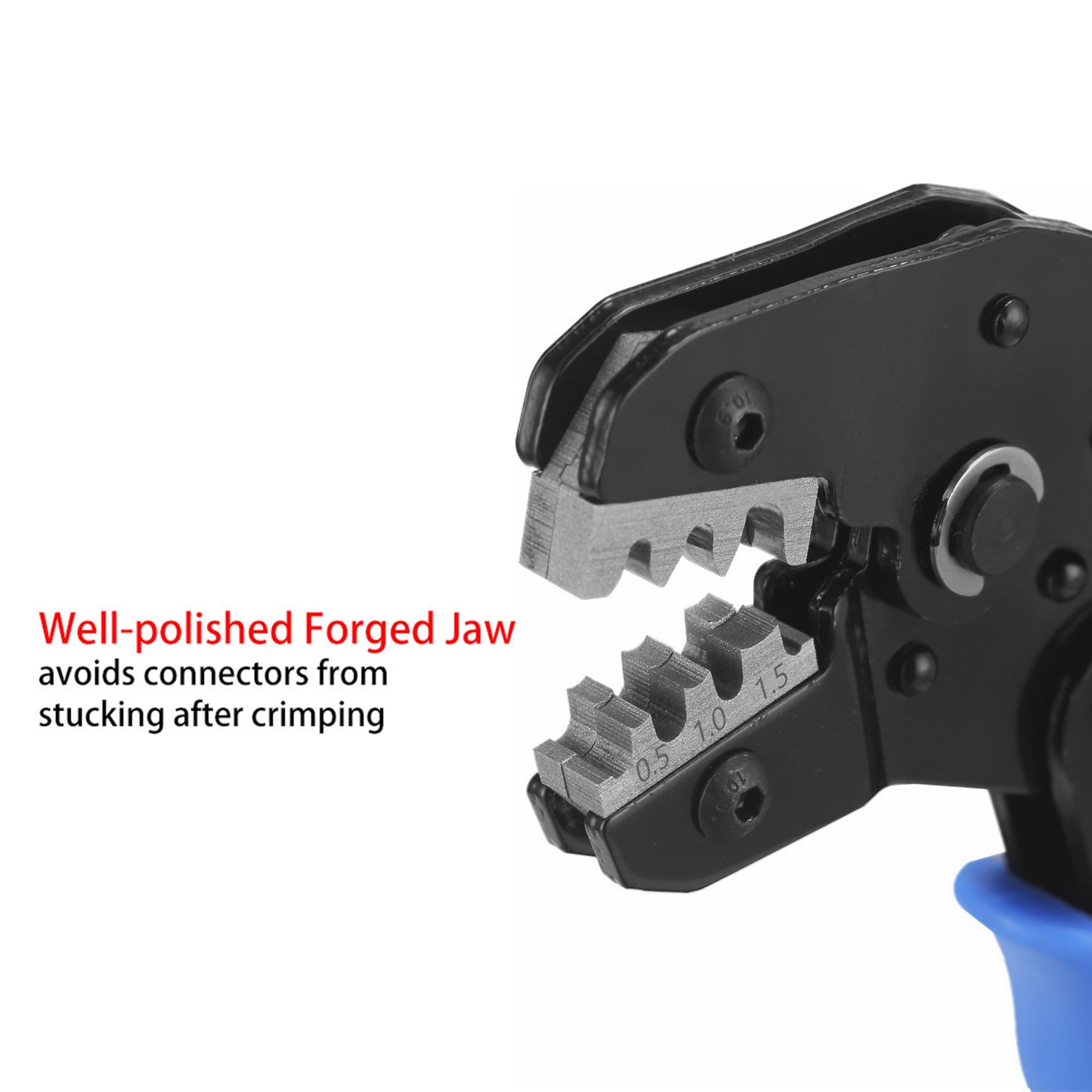 MUYI Ratchet Crimper DT Series 0.32-1.5mm² Wire Crimp Tool 22-16 AWG Ratcheting Crimping Tool