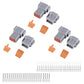 MUYI DTM Connector Kit, 2/3/4/6/8/12 Pin Connector 22-15AWG Wire Harness Plugs IP67 Waterproof Connector DTM04-2P/DTM06-2S with Size 20 Contacts Pin Sockets