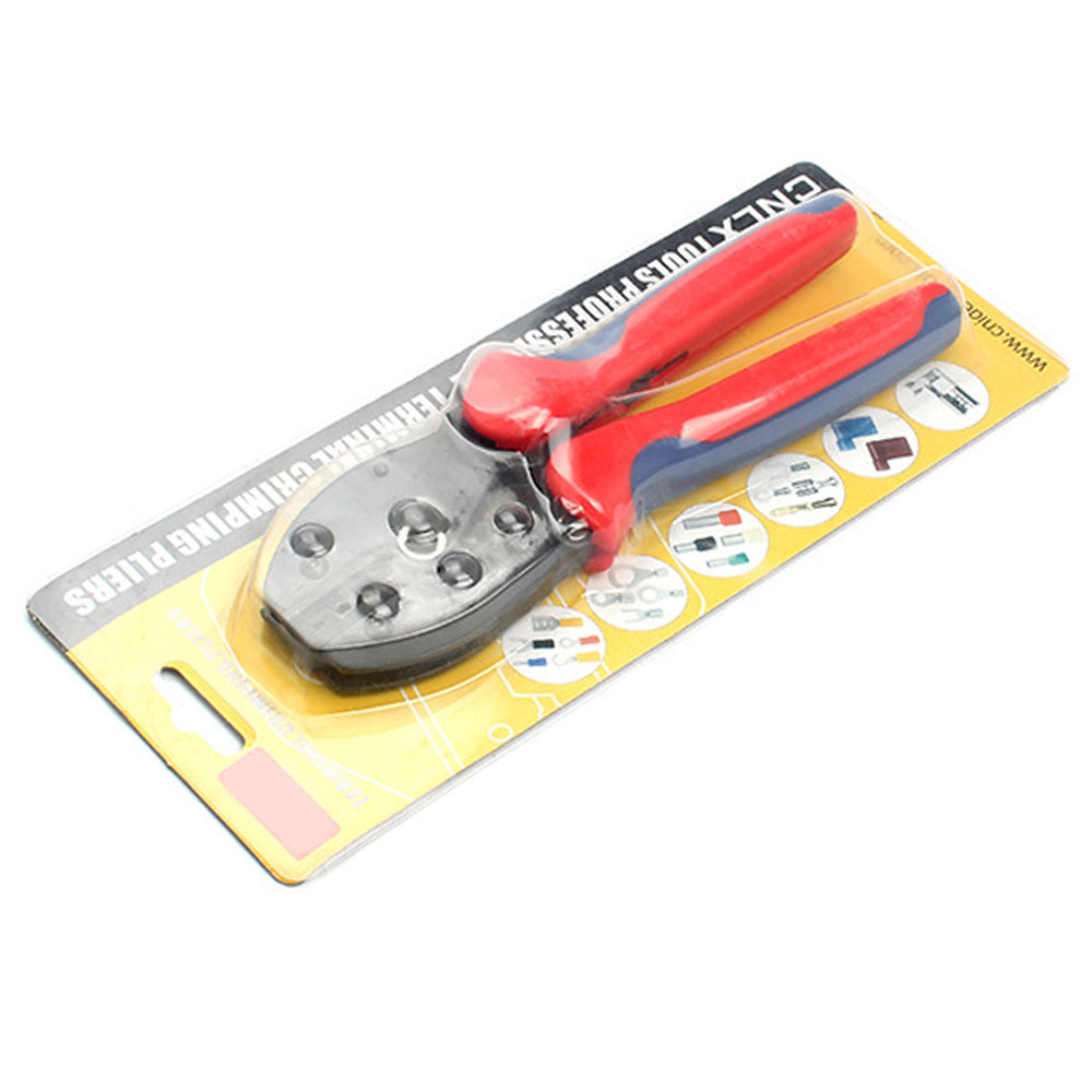 MUYI Solar Panel Connector Crimper Suitable for AWG 13-10, 2.5/4/6mm² Cable Ratcheting Crimping Wire Harness Hand Tool
