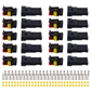 MUYI 10 Kits 1/2/3/4/5/6 Pin Connector Automotive Electrical Connectors Waterproof Wire Harness Terminals HID Sockets Plugs 1.5mm Series