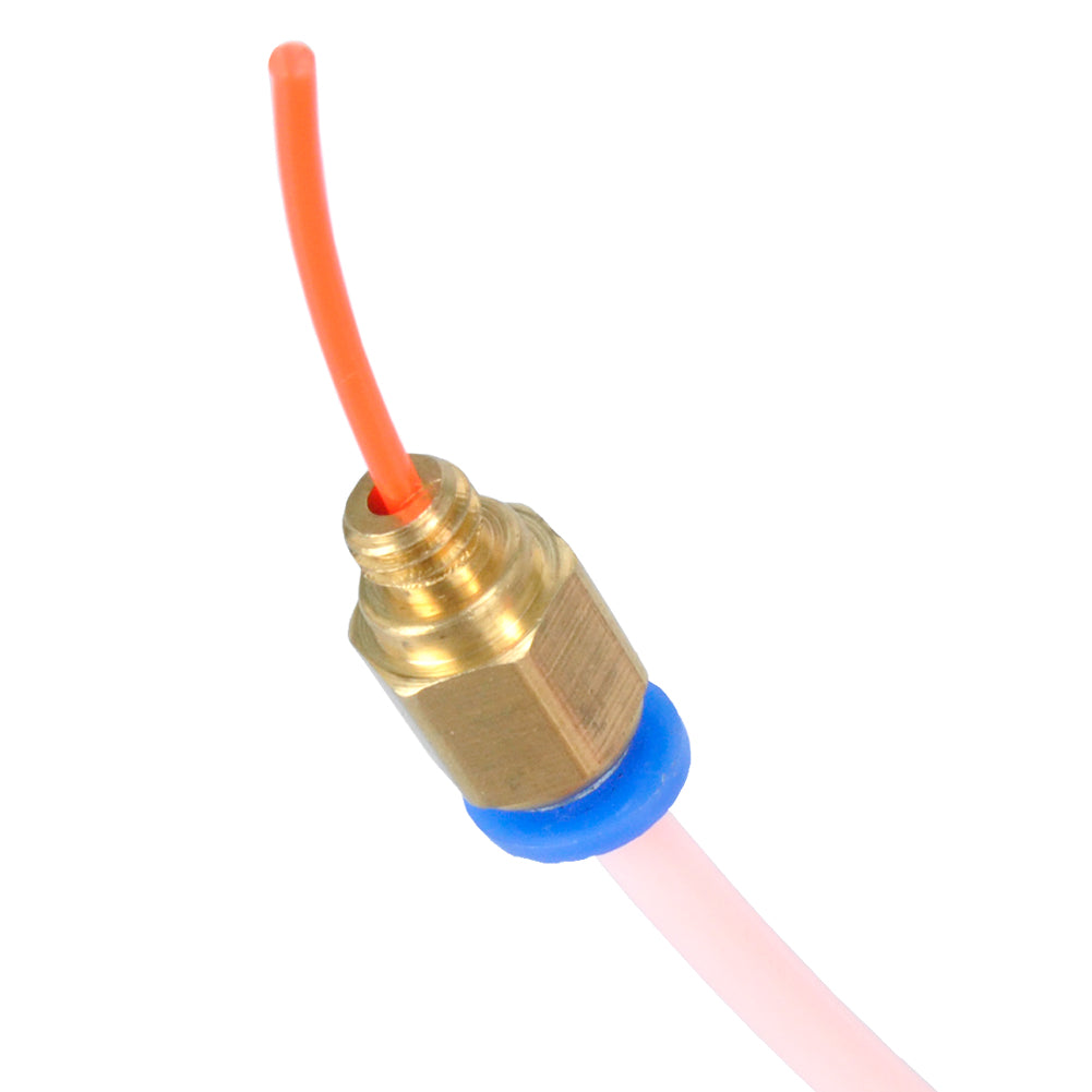 MUYI 10 Pcs 5mm Male Thread 0.16 Push to Connect PC4-M5 for PTFE Tube 3D Printer Connector