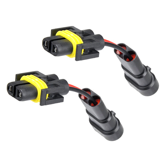 MUYI 9006 to h11 Adapter 2PCS Connector Convert Pigtail Wiring Harness for Fog Light with Wire