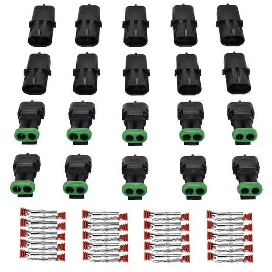 MUYI Automotive Connector Kit 1/2/3/4/6 Pin Way Wiring Harness Connectors 2.5mm Series Wire Harness Connectors