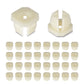 MUYI 30PCS Nylon Grille Screw Nuts - Park/Turn Front Light Lamp Radiator Retainer Nut Headlight Bezel Replace# 347347 3919773 3893980 Fits #8#10 Screw
