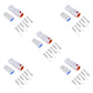 MUYI 5 Kits 3 Pin Way JST Waterproof Connector 26-22 AWG Electric Socket 0.13~0.33mm² Wire-to-Wire Connectors 2.0mm JWPF-VSLE Series JST Plugs