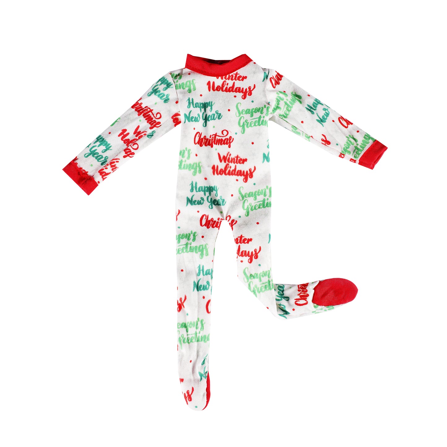 MUYI Santa Doll Clothing Accessories Set - 1pc Pajamas PJs Nightgown for elf Doll Christmas Accessories