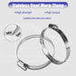 MUYI Straight Hose ID 3" (76mm) Silicone Coupler with 304 Stainless Steel Worm Clamps High Temp 4-Ply Reinforced 5mm Wall Thinckess 3.0" Length