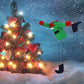 MUYI Santa Doll Clothing Accessories Set - 1pc Sweater Clothes with 1 Pair Pointy Shoes