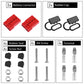 MUYI 2PCS 50Amp Battery Cable Quick Connect/Disconnect Plug Kit, 6-10 Gauge Wire Harness Connector for Recovery Winch Auto Car Trailer Marine Boat (Red)