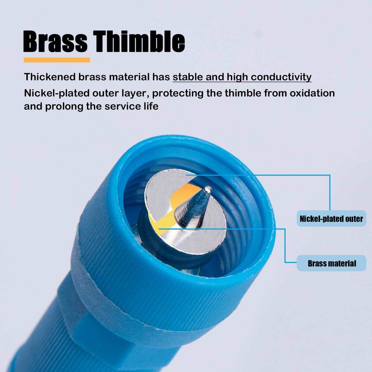 MUYI 8PCS T-Taps Wire Connectors, 16-12 AWG Cable Cutting Tool IDC Electrical Terminal