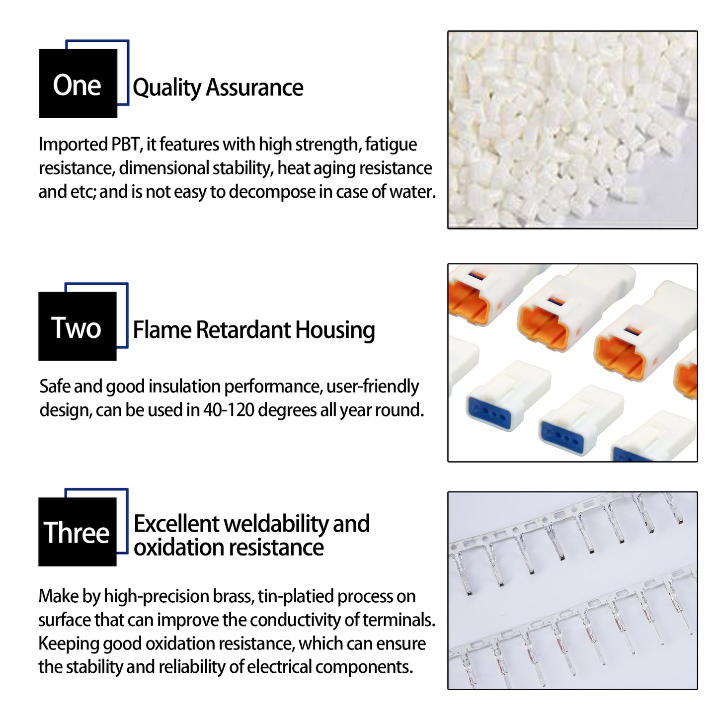 MUYI 5 Kits 4 Pin Way JST Waterproof Connector 26-22 AWG Electric Socket 0.13~0.33mm² Wire-to-Wire Connectors 2.0mm JWPF-VSLE Series JST Plugs