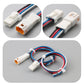 MUYI 5 Kits 4 Pin Way JST Waterproof Connector 26-22 AWG Electric Socket 0.13~0.33mm² Wire-to-Wire Connectors 2.0mm JWPF-VSLE Series JST Plugs