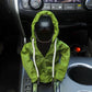 MUYI Shifter Cover Decoration Gear Shift Hoodies for Car Automotive Interior Accessories Vehicle Decor Anorak Jacket with Hooded (1 Pack, Military Green Knob Hoodies)