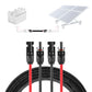 MUYI 20FT 10AWG(6mm²) Solar Extension Cable, Assemby with Female and Male Solar Panel Connector (2PCS Solar Cable 10 Gauge Wire + 2PCS Spanner Wrench)