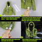 MUYI Shifter Cover Decoration Gear Shift Hoodies for Car Automotive Interior Accessories Vehicle Decor Anorak Jacket with Hooded (1 Pack, Military Green Knob Hoodies)