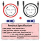 MUYI 20FT 10AWG(6mm²) Solar Extension Cable, Assemby with Female and Male Solar Panel Connector (2PCS Solar Cable 10 Gauge Wire + 2PCS Spanner Wrench)