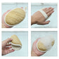 MUYI Loofah Kits, 3.9" x 5.7" Exfoliating Body Scrubber Loofah Sponge Pads Natural Luffa Material Sponges, Health for Bath Shower and Spa (3 Count - 1Pack)
