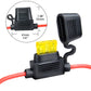 MUYI 6 Pack Inline Fuse Holder Kit - 14AWG Waterproof Pigtail Wire Loop with 20A Standard Blade Fuses ATC/ATO