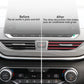 MUYI 20 Pack Car Interior Accessories for Most Air Conditioner Car Vent Accessory Outlet Decoration Strip Waterproof Bendable Shiny Trim Universal Red Car Accessories