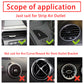 MUYI 20PCS Car Vent Strip Car Air Vent Decoration Strip Outlet Waterproof Bendable Shiny Conditioner Outlet Trim Universal Car Interior Accessory (Blue)