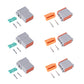 MUYI DT Series Waterproof Connectors 2/3/4/6/8/12 Pin Connector  18-14 AWG Electrical Wire Plug with 13 Amps Continuous Terminals