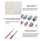 MUYI DTM Connector Kit, 2/3/4/6/8/12 Pin Connector 22-15AWG Wire Harness Plugs IP67 Waterproof Connector DTM04-2P/DTM06-2S with Size 20 Contacts Pin Sockets