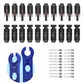 MUYI 42PCS Solar Panel Connector IP67 Waterproof Solar Connectors 1000V 30A Male/Female Plug with 2PCS Spanners (10 Pairs)