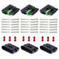 MUYI Automotive Connector Kit 1/2/3/4/6 Pin Way Wiring Harness Connectors 2.5mm Series Wire Harness Connectors