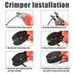 MUYI Solar Panel Connector Crimper Suitable for AWG 13-10, 2.5/4/6mm² Cable Ratcheting Crimping Wire Harness Hand Tool
