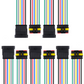 MUYI 5 Kits 1/2/3/4/5/6 Pin Way 18AWG Waterproof Connector Electrical Plugs with 10cm Pigtail Wire Connectors