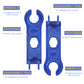 MUYI 47pcs Solar Panel Replacement Tools Kits, 10 Pair Solar Connectors and 2pcs Spanners Wrench with 1-Piece Wire Crimper for 13-10AWG Cable (2.5/4/6mm²)