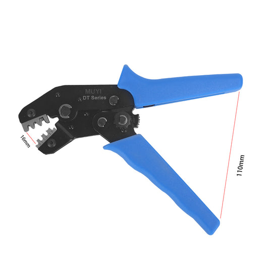MUYI Ratchet Crimper DT Series 0.32-1.5mm² Wire Crimp Tool 22-16 AWG Ratcheting Crimping Tool