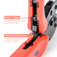 MUYI Solar Panel Connector Crimper Suitable for AWG 13-10, 2.5/4/6mm² Cable Ratcheting Crimping Wire Harness Hand Tool