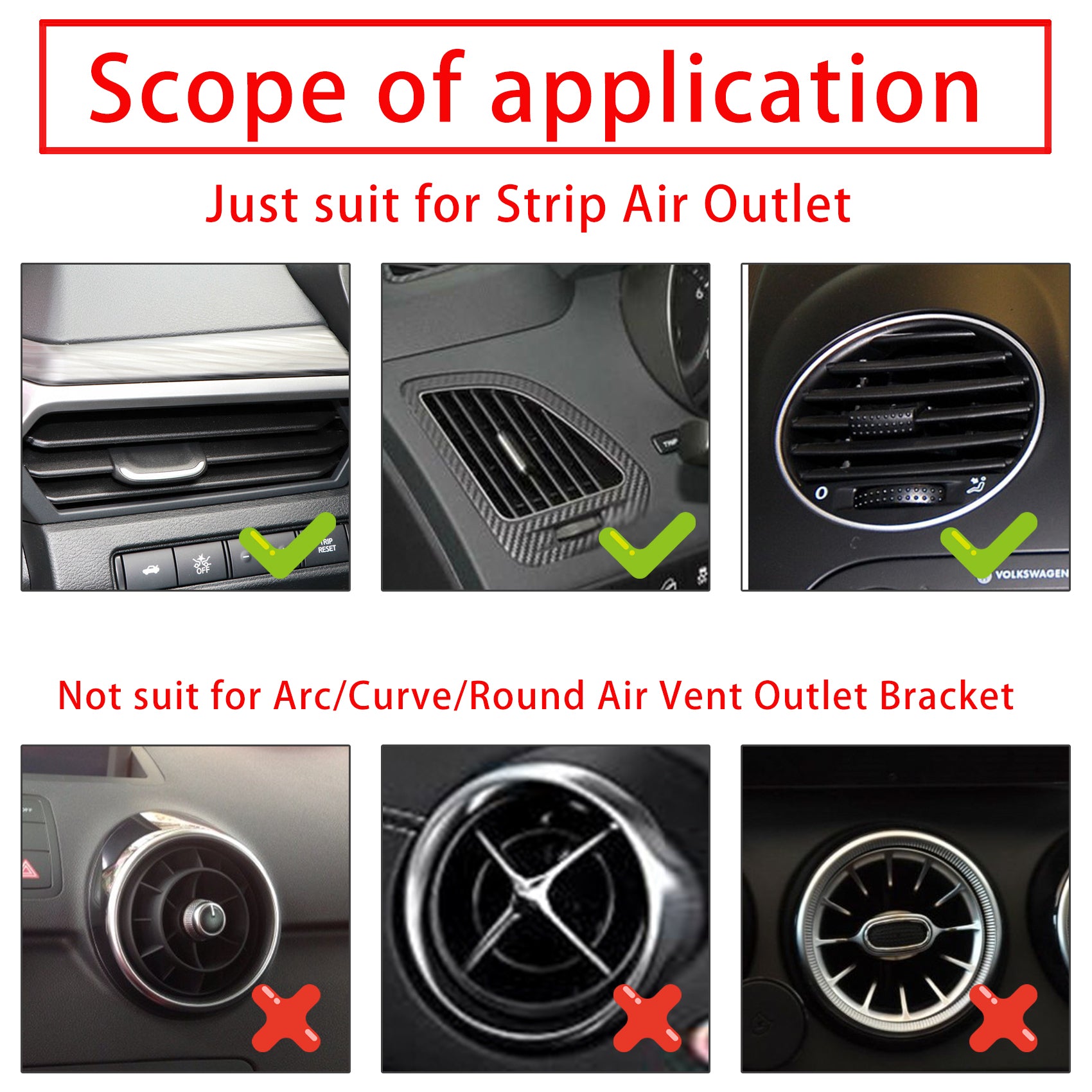 20pcs Car Air Conditioner Decoration Strip Suitable for Most Air Vent –  MUYI Shop