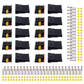 MUYI 10 Kits 1/2/3/4/5/6 Pin Connector Automotive Electrical Connectors Waterproof Wire Harness Terminals HID Sockets Plugs 1.5mm Series