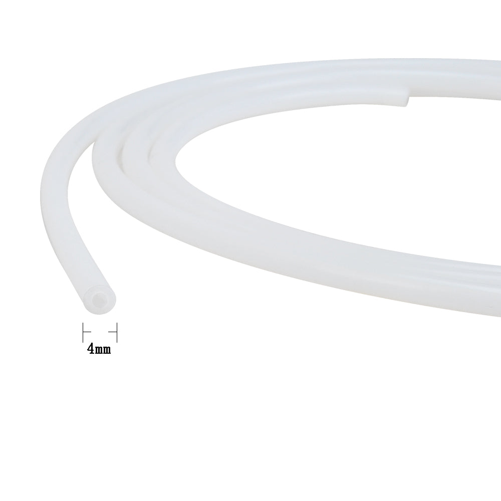 MUYI 10 Meters = 32.8 Feet PTFE Teflon Tube OD 4mm ID 2mm for Chemical Electrical Equipment