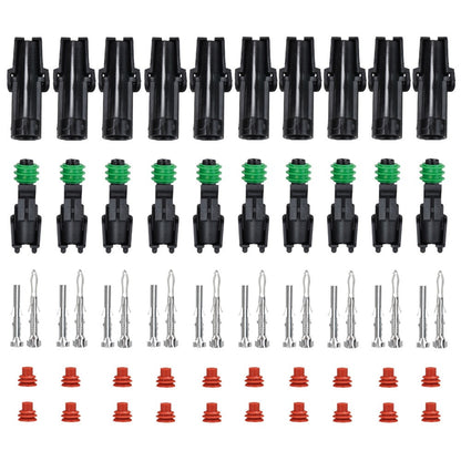 MUYI Automotive Connector Kit 1/2/3/4/6 Pin Way Wiring Harness Connectors 2.5mm Series Wire Harness Connectors